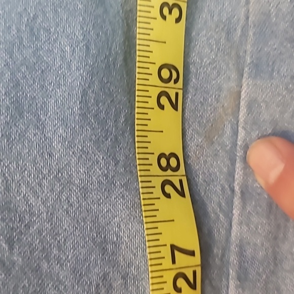 CHIC brand New old stock Kmart pull on denim pants elastic waist size 12P - Picture 6 of 9